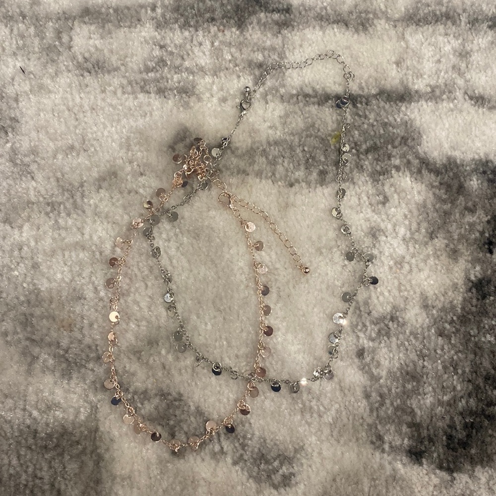 BUNDLE gold and silver necklaces